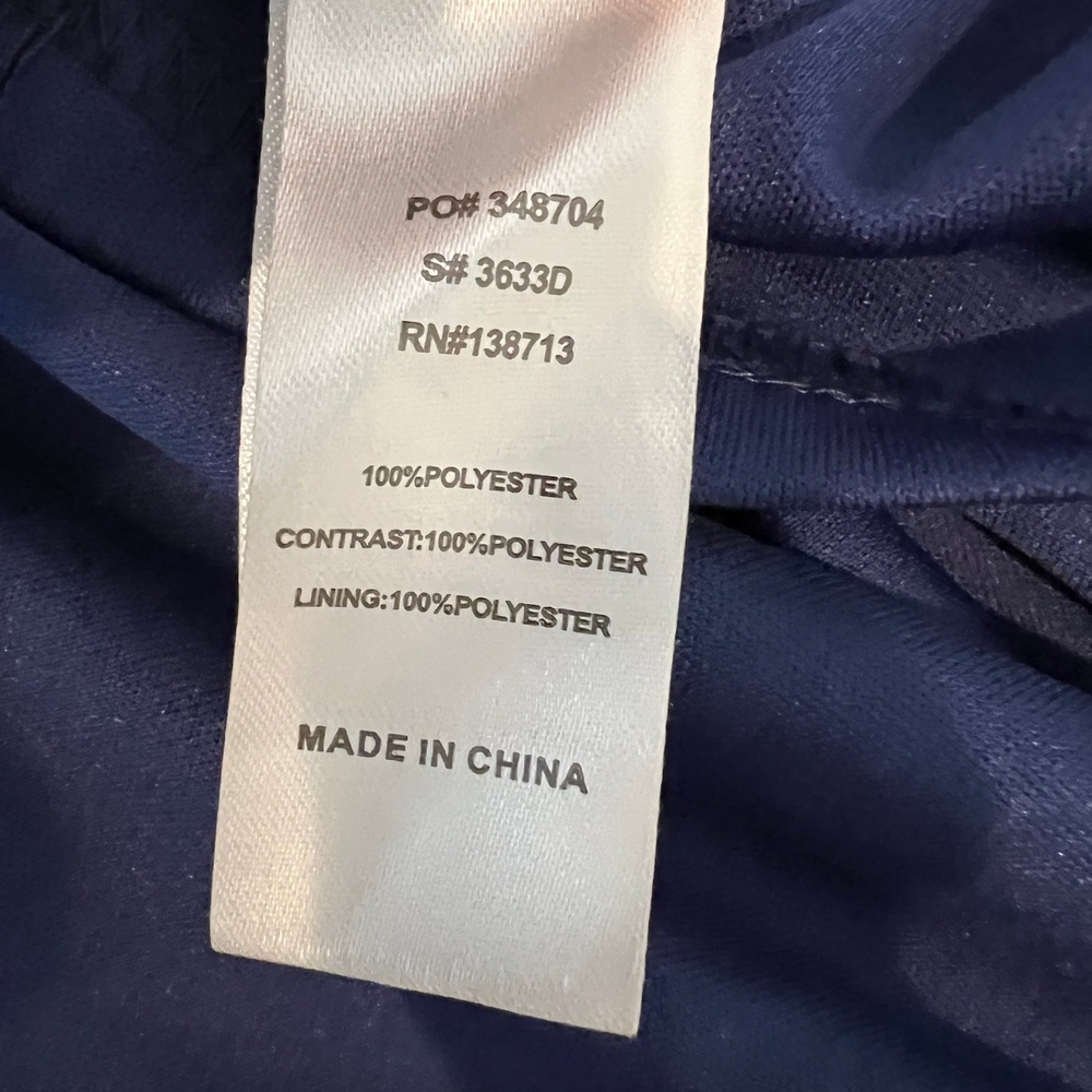 Doe & Rae Maxi Dress Women Medium Blue Medallion Paisley Boho V-Neck Lined 3633D - Picture 5 of 10